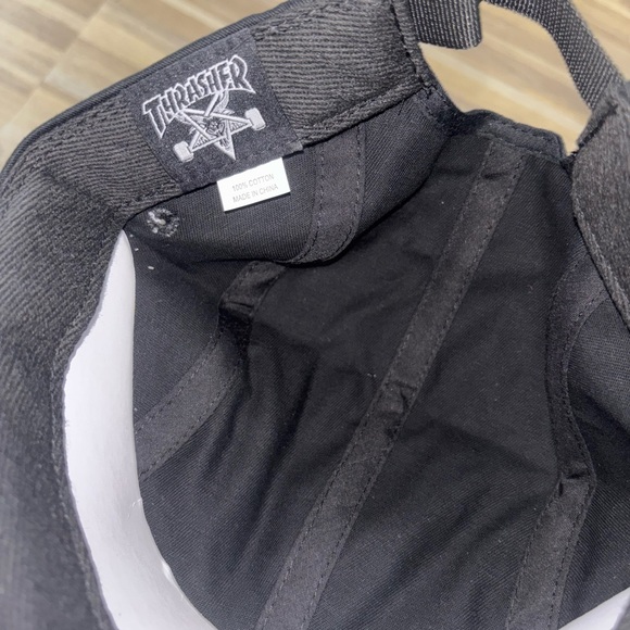 Thrasher Jet Black Cap - Picture 7 of 8